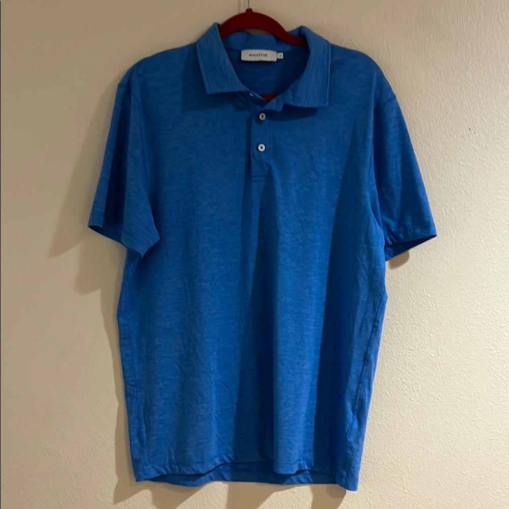 Bugatchi Blue Polo Shirt Casual Style